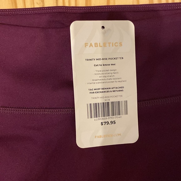 NWT Fabletics Leggings - Picture 2 of 4